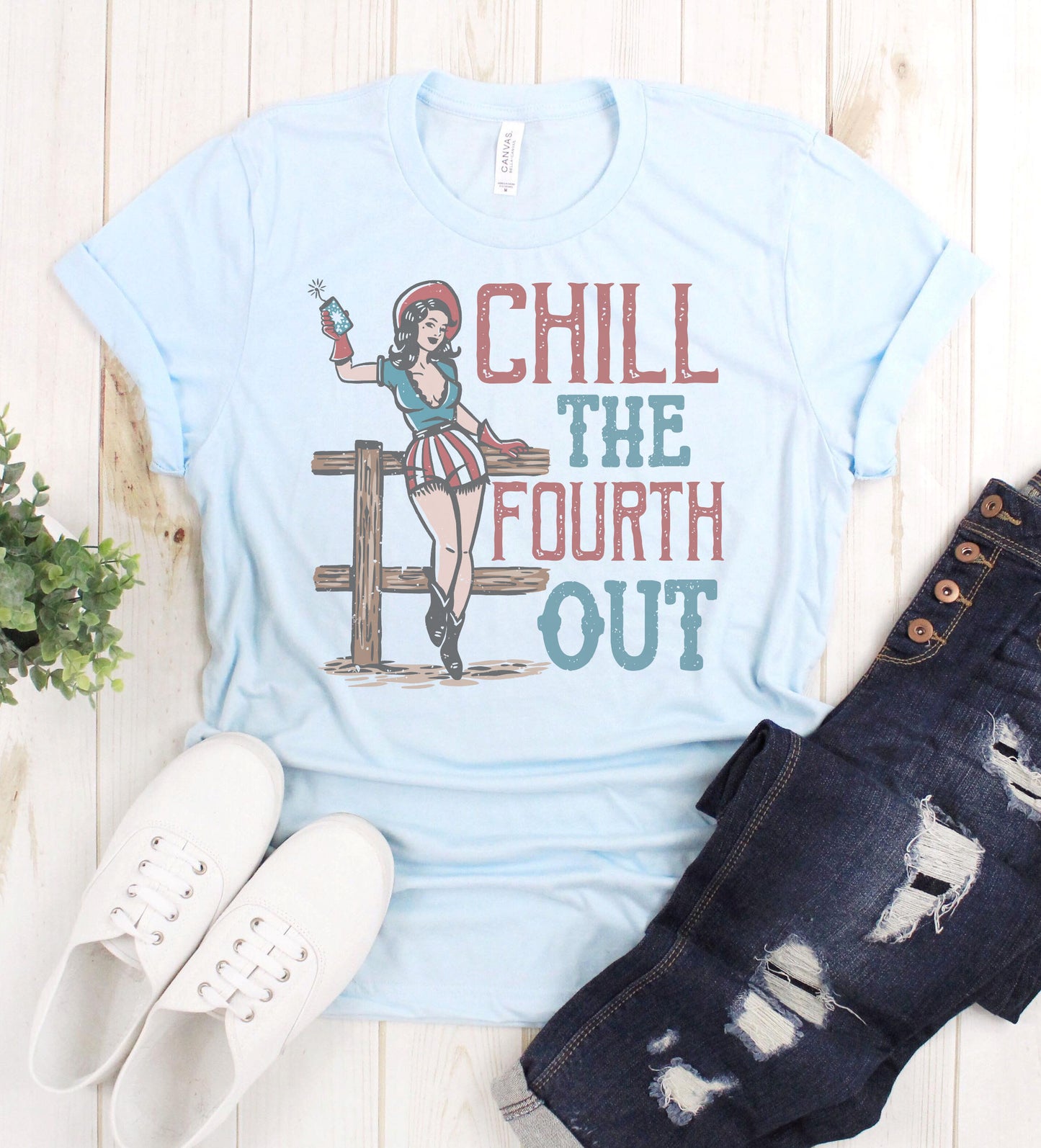 Chill the Fourth Out Graphic Tee