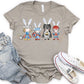 Super Heroes and Princess Easter Bunny Ears Family Matching Graphic Tee