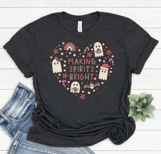 Making Spirits Bright Graphic Tee