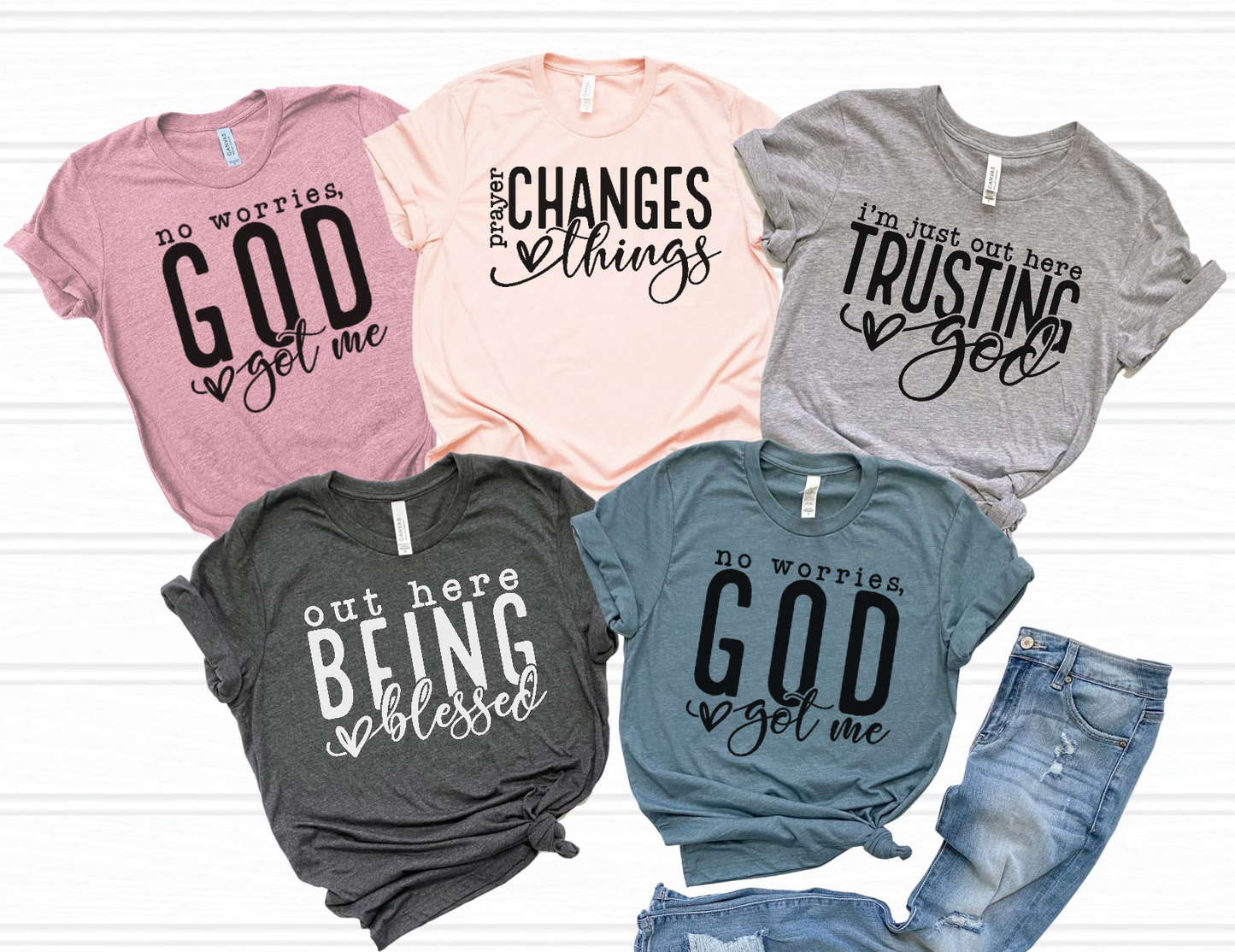 I'm Out Here Trusting God Graphic Tee