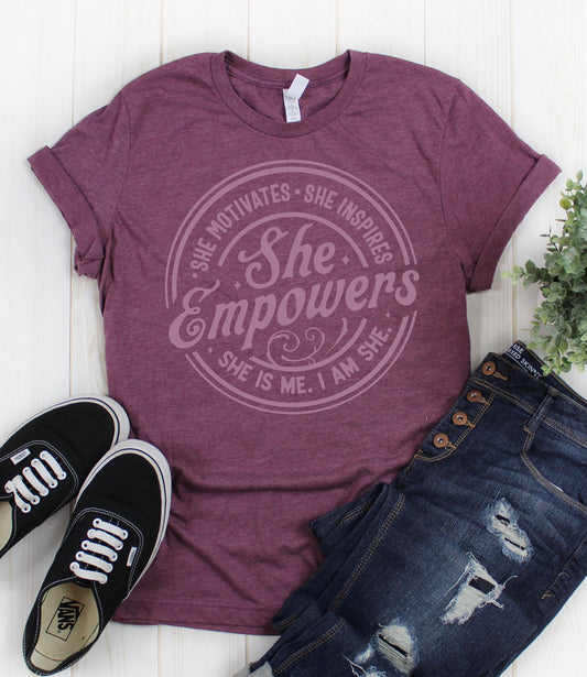 She Empowers Graphic Tee