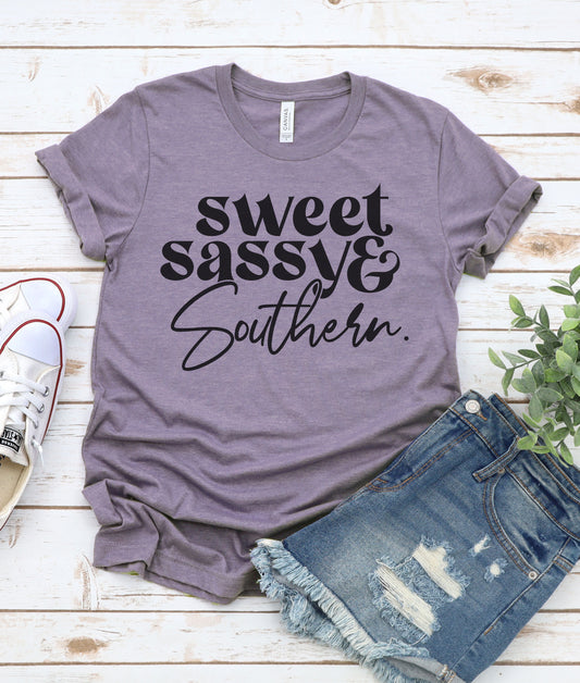Sweet Sassy and Southern Graphic Tee