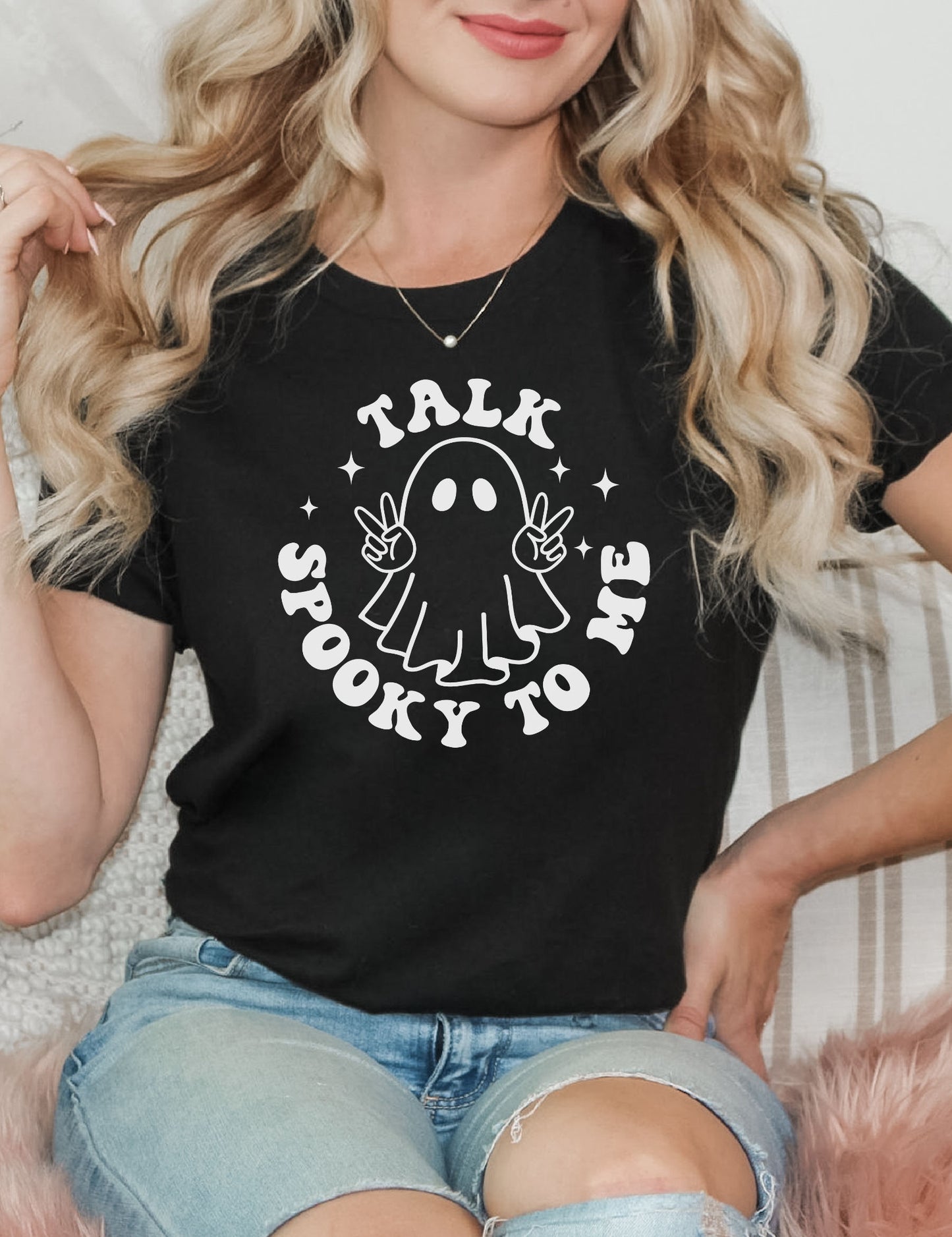 Talk Spooky To Me Graphic Tee