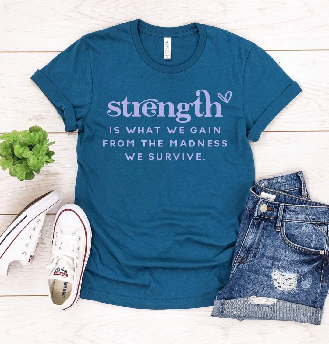 Strength graphic tee