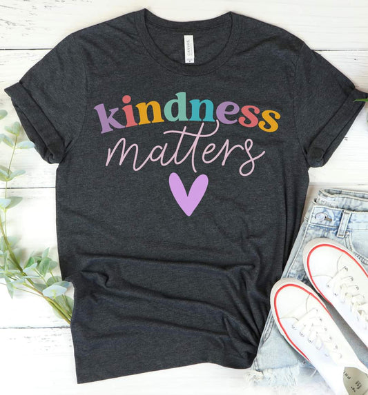 Kindness Matters Heart Graphic Tee