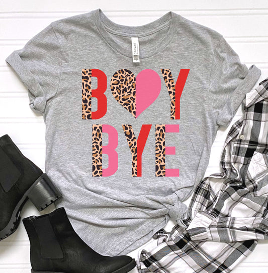 Boy Bye Valentine graphic tee