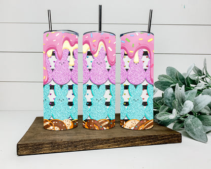 Easter Marshmellow Bunnies Tumbler